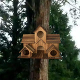 Hummingbird Nest Hanging Hut Outdoor Resting Place Nesting Wooden Bird House