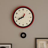 Round Wall Clock Creative Wall Hanging Clock for Living Room Bedroom Kitchen