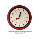 Round Wall Clock Creative Wall Hanging Clock for Living Room Bedroom Kitchen