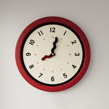 Round Wall Clock Creative Wall Hanging Clock for Living Room Bedroom Kitchen