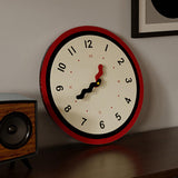 Round Wall Clock Creative Wall Hanging Clock for Living Room Bedroom Kitchen