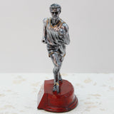 Long Running Player Figurine Resin Sculpture for Libraries, Yoga Studios