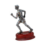 Long Running Player Figurine Resin Sculpture for Libraries, Yoga Studios