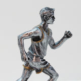 Long Running Player Figurine Resin Sculpture for Libraries, Yoga Studios