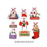 Christmas Door Signs Christmas Decorations for Farmhouse Outdoor Indoor Yard