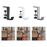 3 Pieces Christmas Adjustable Hooks Festival Holiday Supplies Fireplace Hook Black