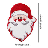 Santa Claus Rug Professional Sturdy Decorative Nordic Washable Christmas Rug