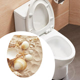 Toilet Sticker Creative Toilet Lid Decals for Bedroom Shopping Mall Bathroom Style A