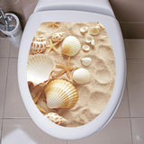 Toilet Sticker Creative Toilet Lid Decals for Bedroom Shopping Mall Bathroom Style A