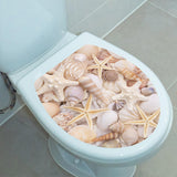 Toilet Sticker Creative Toilet Lid Decals for Bedroom Shopping Mall Bathroom Style B