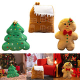 Plush Christmas Couch Pillow Sofa Cushion for Display Cabinets Bedrooms Cars Christmas Tree