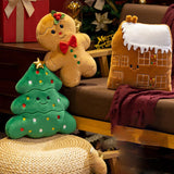 Plush Christmas Couch Pillow Sofa Cushion for Display Cabinets Bedrooms Cars Christmas Tree