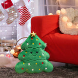 Plush Christmas Couch Pillow Sofa Cushion for Display Cabinets Bedrooms Cars Christmas Tree