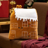 Plush Christmas Couch Pillow Sofa Cushion for Display Cabinets Bedrooms Cars Christmas