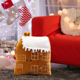 Plush Christmas Couch Pillow Sofa Cushion for Display Cabinets Bedrooms Cars Christmas