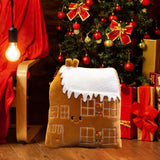 Plush Christmas Couch Pillow Sofa Cushion for Display Cabinets Bedrooms Cars Christmas