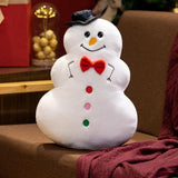 Christmas Snowman Couch Pillow Unique Cushion for Indoor Living Room Bedroom