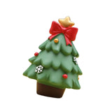 Christmas Statue Festival Artwork Resin Figurine for Bookshelf Cabinet Patio Christmas Tree