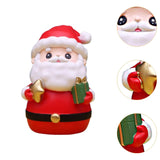 Christmas Statue Festival Artwork Resin Figurine for Bookshelf Cabinet Patio Large Santa Figurine