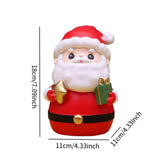 Christmas Statue Festival Artwork Resin Figurine for Bookshelf Cabinet Patio Large Santa Figurine