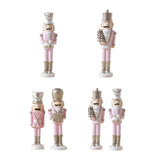 Christmas Nutcracker Statue Party Decor Xmas Figurine for Shelf Home Holiday Large Style A