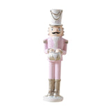 Christmas Nutcracker Statue Party Decor Xmas Figurine for Shelf Home Holiday Large Style A