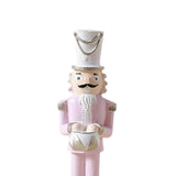 Christmas Nutcracker Statue Party Decor Xmas Figurine for Shelf Home Holiday Large Style A