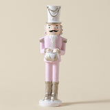 Christmas Nutcracker Statue Party Decor Xmas Figurine for Shelf Home Holiday Large Style A