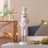 Christmas Nutcracker Statue Party Decor Xmas Figurine for Shelf Home Holiday Large Style A