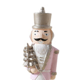 Christmas Nutcracker Statue Party Decor Xmas Figurine for Shelf Home Holiday Large Style B