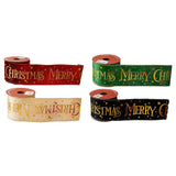 Christmas Ribbon DIY Decorative Ribbon for Craft Projects Garland Tree Decor Red