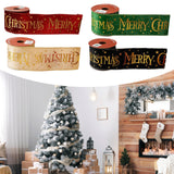 Christmas Ribbon DIY Decorative Ribbon for Craft Projects Garland Tree Decor Red