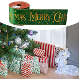 Christmas Ribbon DIY Decorative Ribbon for Craft Projects Garland Tree Decor Green