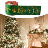 Christmas Ribbon DIY Decorative Ribbon for Craft Projects Garland Tree Decor Green