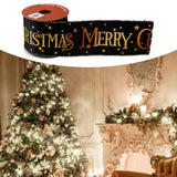 Christmas Ribbon DIY Decorative Ribbon for Craft Projects Garland Tree Decor Black