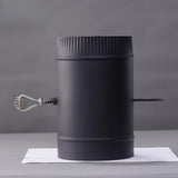 Stove Pipe with Damper Fittings Fume Extraction Camping Outdoor Chimney Pipe 13.5cmx23cm