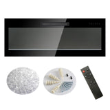 50 recessed thin glass front wall mounted electric