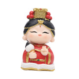 Mazu Mother Goddess Statue Resin Figurine for Housewarming Bookshelf Desktop Book Base