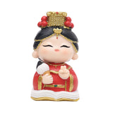 Mazu Mother Goddess Statue Resin Figurine for Housewarming Bookshelf Desktop Book Base