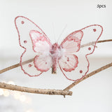 Butterfly Christmas Tree Decorations Bedroom Decorative Hanging Butterfly