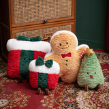 Christmas Gingerbread Man Couch Pillow Creative for Office Living Room Study