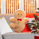 Christmas Gingerbread Man Couch Pillow Creative for Office Living Room Study