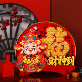 Shaking Head Caishen Party Battery Powered Chinese New Year Table Decoration