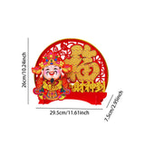 Shaking Head Caishen Party Battery Powered Chinese New Year Table Decoration