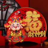 Shaking Head Caishen Party Battery Powered Chinese New Year Table Decoration