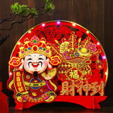 Shaking Head Caishen Party Battery Powered Chinese New Year Table Decoration