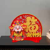 Shaking Head Caishen Party Battery Powered Chinese New Year Table Decoration