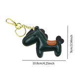 Horse Keychain Adorable Cartoon Birthday Gift Keyring for Purse Bag Handbags