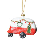 Bus Shape Pendant Photo Prop Festival Wall Christmas Tree Hanging Decoration