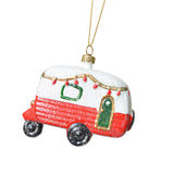 Bus Shape Pendant Photo Prop Festival Wall Christmas Tree Hanging Decoration